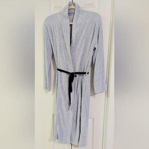 Natori Robe, Size XL, Dove Blue, Long, Pockets